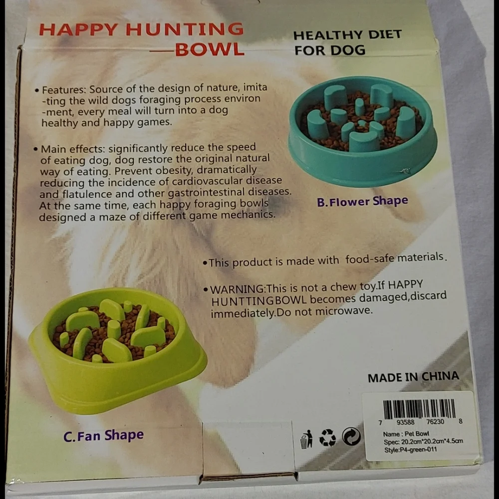 Happy Hunting Pet Bowl NIP